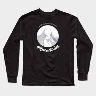 Weekends Are For Mountains Long Sleeve T-Shirt